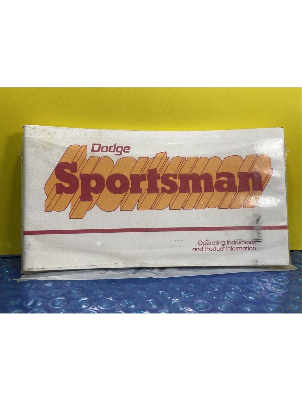 1977 Dodge Sportsman Owners Manual User Guide Reference Operator Book OEM